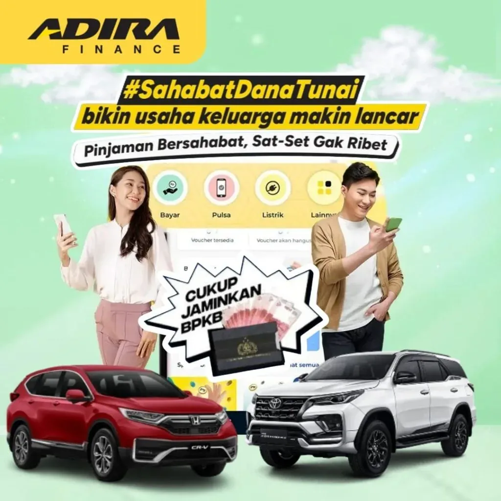 Gadai BPKB Mobil Adira Finance - Pinjaman Dana Cepat