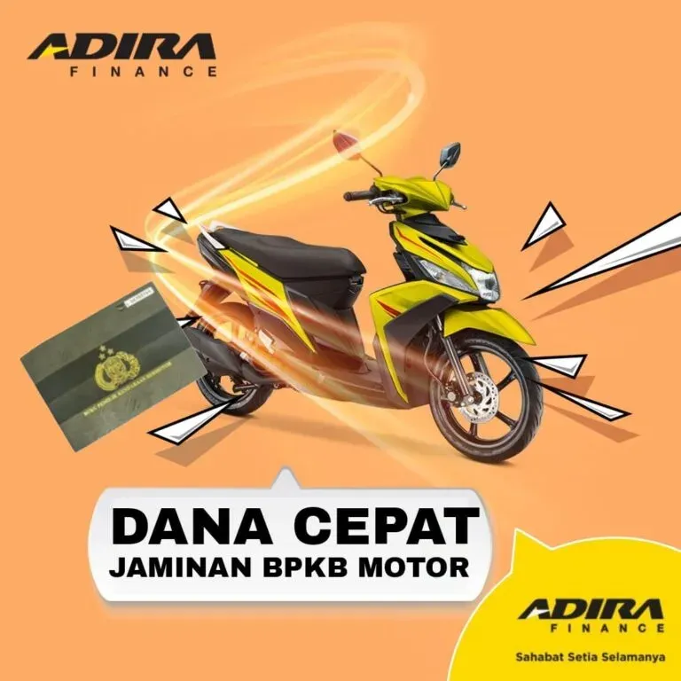 Gadai BPKB Motor Adira Finance - Pinjaman Dana Cepat